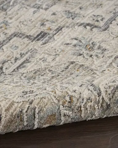 Nourison Lynx Ivory/Taupe Power-Loomed Rug | Thumbnail 2