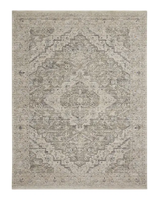 Nourison Lynx /Taupe Power-Loomed Rug