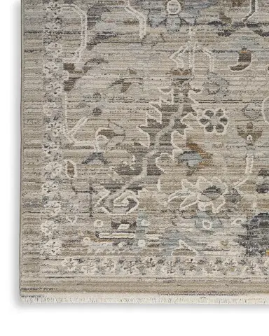 Nourison Lynx Taupe Power-Loomed Rug | Thumbnail 3