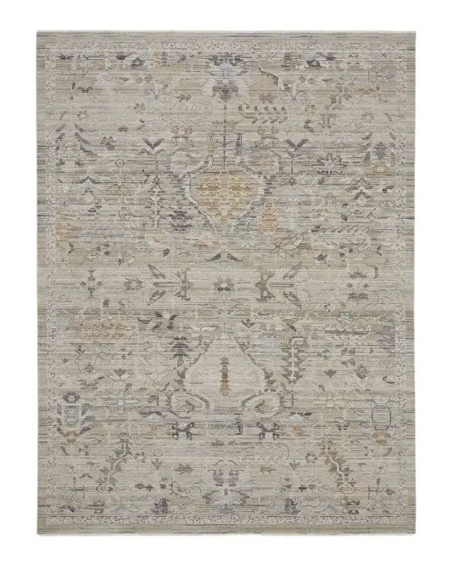 Nourison Lynx Taupe Power-Loomed Rug