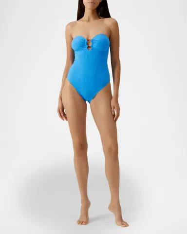 Melissa Odabash Cozumel Bandeau One-Piece Swimsuit | Thumbnail 2 Melissa Odabash Cozumel Bandeau One-Piece Swimsuit | Thumbnail 2