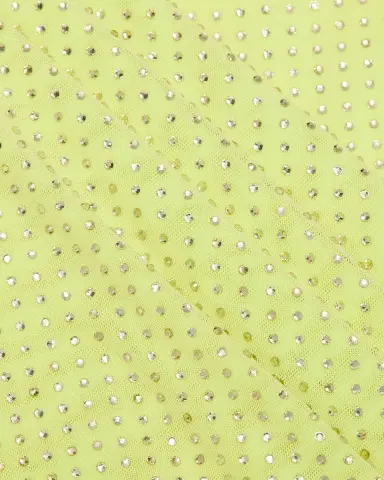 AREA Crystal Hotfix Mesh Backless Tank Top | Thumbnail 11 AREA Crystal Hotfix Mesh Backless Tank Top | Thumbnail 11