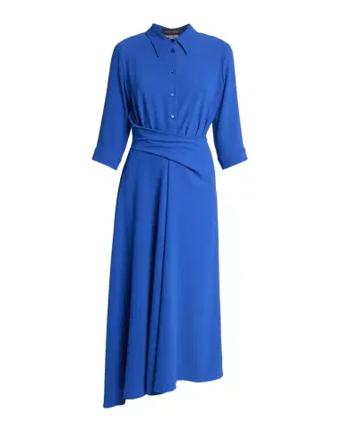 Talbot Runhof Honneur Crepe Midi Shirtdress | Thumbnail 1 Talbot Runhof Honneur Crepe Midi Shirtdress | Thumbnail 1
