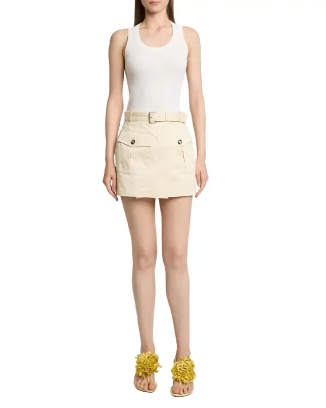 Proenza Schouler Bruni Belted Mini Utility Skirt