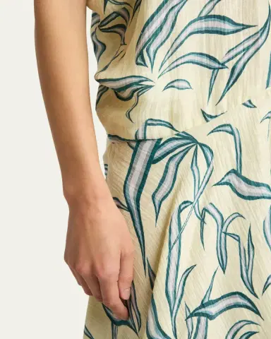 Proenza Schouler Sybella Printed Draped Maxi Dress | Thumbnail 9