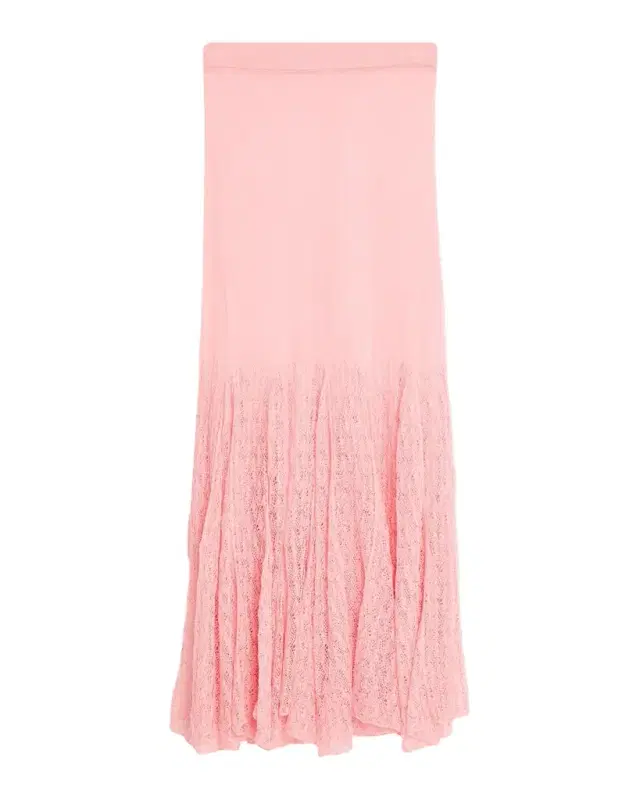 Pointelle Knit Maxi Skirt