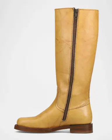 Frye Campus Oiled Leather Low Heel Tall Riding Boots | Thumbnail 3