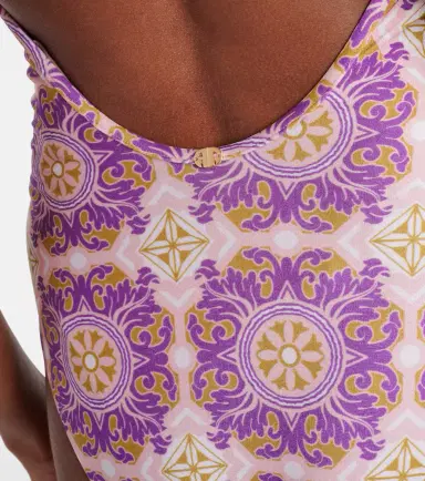 Adriana Degreas Exotic Coral printed halterneck swimsuit | Thumbnail 3