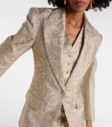 Stella McCartney Single-breasted brocade blazer | Thumbnail 2