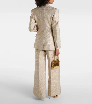 Stella McCartney Single-breasted brocade blazer | Thumbnail 4