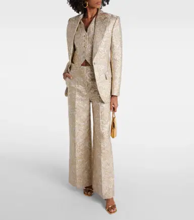 Stella McCartney Single-breasted brocade blazer | Thumbnail 5
