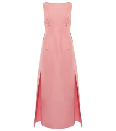 Oscar de la Renta Caped silk faille gown | Thumbnail 1