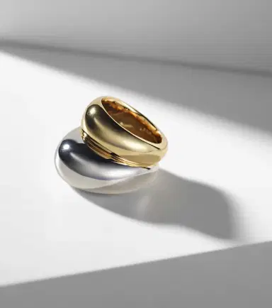 Jennifer Fisher Chavez yellow and white gold ring | Thumbnail 5