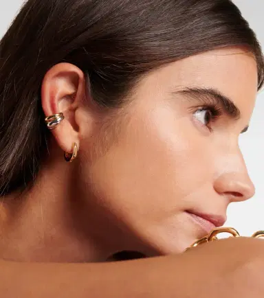 Jennifer Fisher Chavez gold and rhodium-plated ear cuffs | Thumbnail 5
