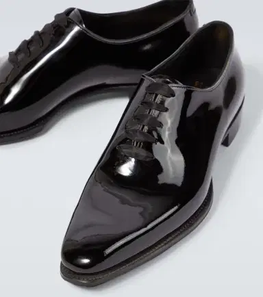 George Cleverley Merlin patent leather Oxford shoes | Thumbnail 5
