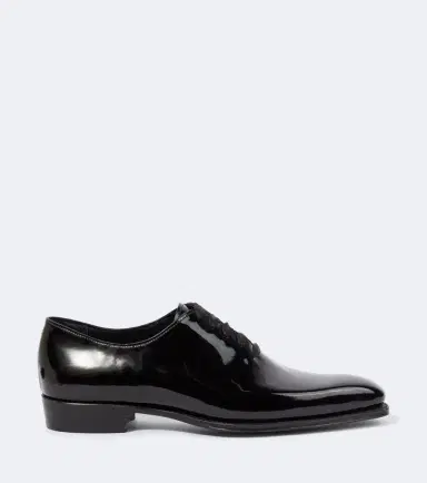 George Cleverley Merlin patent leather Oxford shoes | Thumbnail 6