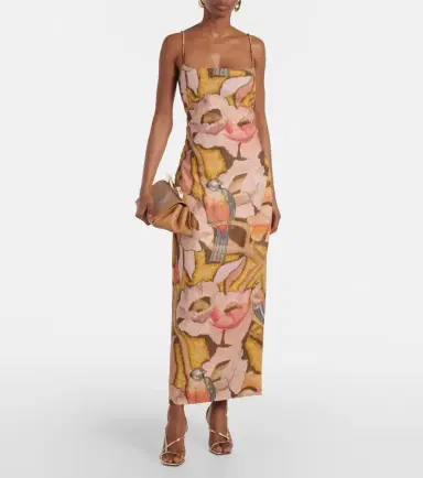 SIR Talulah floral linen maxi dress | Thumbnail 2