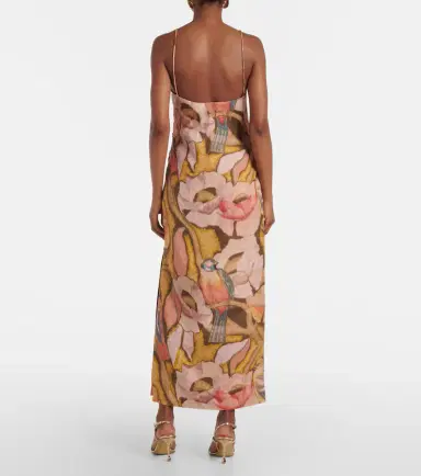SIR Talulah floral linen maxi dress | Thumbnail 4