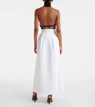 Max Mara Cotton-blend gabardine maxi skirt | Thumbnail 2
