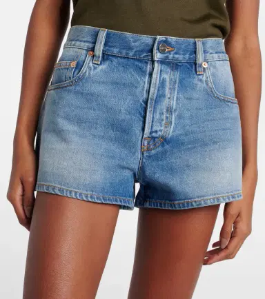 Gucci Mid-rise denim shorts | Thumbnail 5