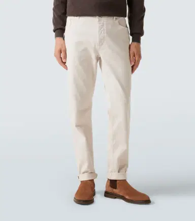 Brunello Cucinelli Mid-rise slim jeans | Thumbnail 5 Brunello Cucinelli Mid-rise slim jeans | Thumbnail 5
