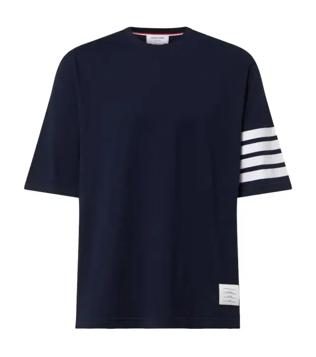 4-Bar cotton jersey T-shirt