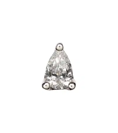 Anita Ko 18kt white gold single earring with diamonds | Thumbnail 1 Anita Ko 18kt white gold single earring with diamonds | Thumbnail 1