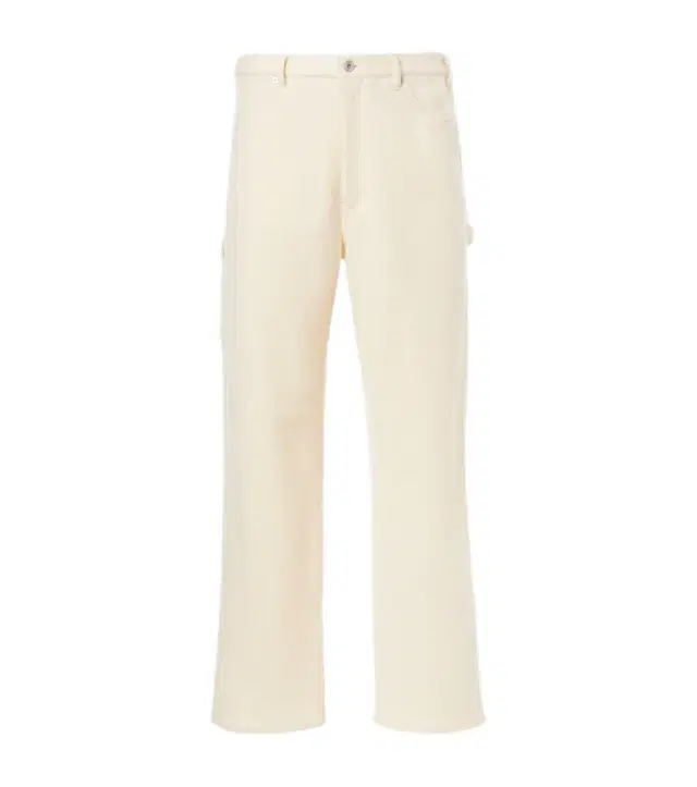 Auralee Wool tweed wide-leg pants