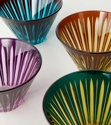 L'Objet Prism set of 4 glass bowls | Thumbnail 4