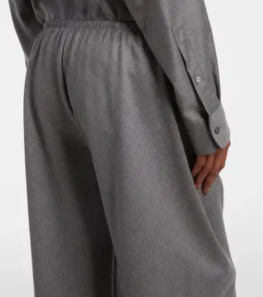 The Row Gala virgin wool wide-leg pants | Thumbnail 6