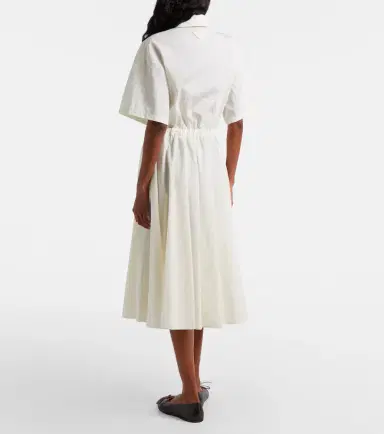 Prada Cotton-blend polo dress | Thumbnail 3 Prada Cotton-blend polo dress | Thumbnail 3