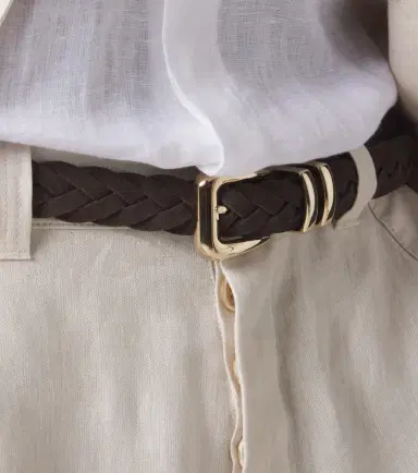 Brunello Cucinelli Braided suede belt | Thumbnail 3