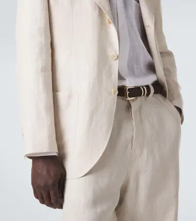Brunello Cucinelli Braided suede belt | Thumbnail 4
