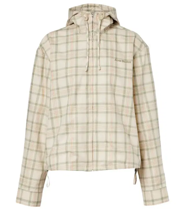 Checked cotton jacket