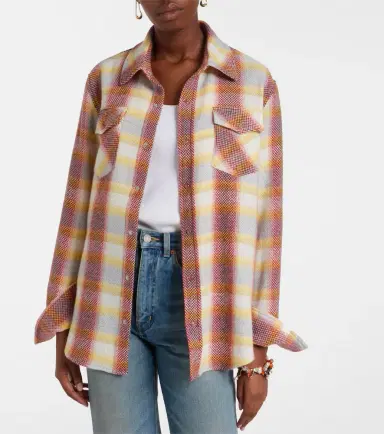 God’s True Cashmere Rose Blume cashmere shirt with sunstone | Thumbnail 2