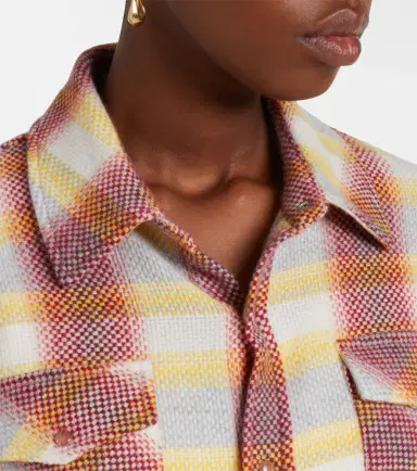 God’s True Cashmere Rose Blume cashmere shirt with sunstone | Thumbnail 5