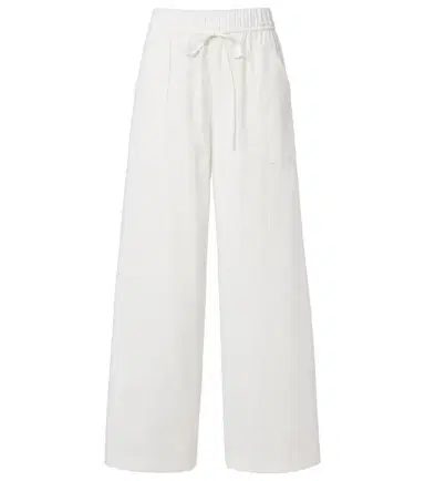 Vince Cotton poplin wide-leg pants | Thumbnail 1 Vince Cotton poplin wide-leg pants | Thumbnail 1