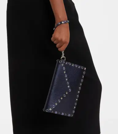 Valentino Garavani Rockstud Medium leather pouch | Thumbnail 5 Valentino Garavani Rockstud Medium leather pouch | Thumbnail 5