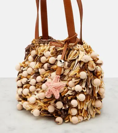 Aquazzura Pom Pom beaded top-handle bag | Thumbnail 3