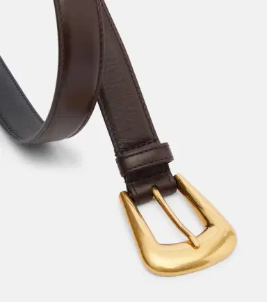 Saint Laurent Folk leather belt | Thumbnail 2