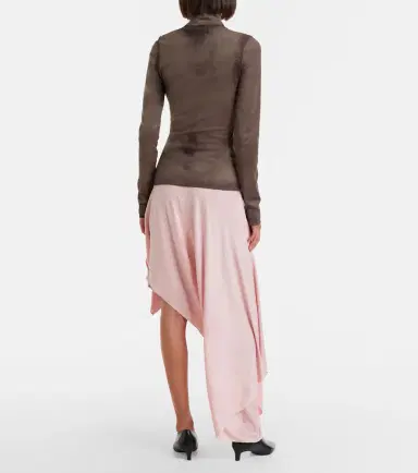 Maison Margiela Asymmetric midi skirt | Thumbnail 5