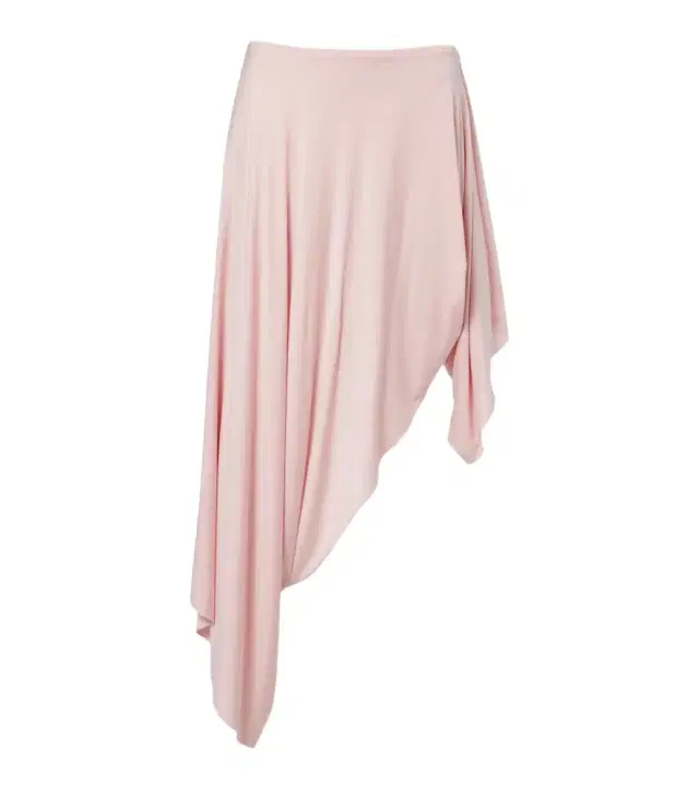 Asymmetric midi skirt