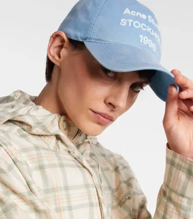Acne Studios Logo cotton twill baseball cap | Thumbnail 5