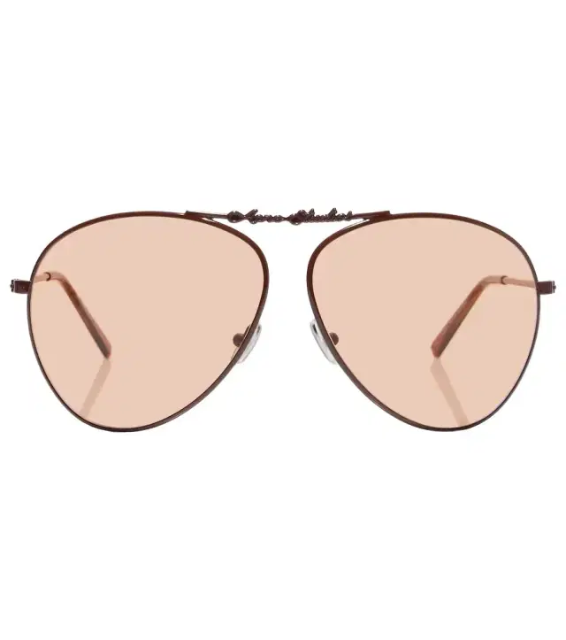 Acne Studios Logo aviator sunglasses