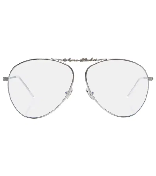 Acne Studios Logo aviator glasses