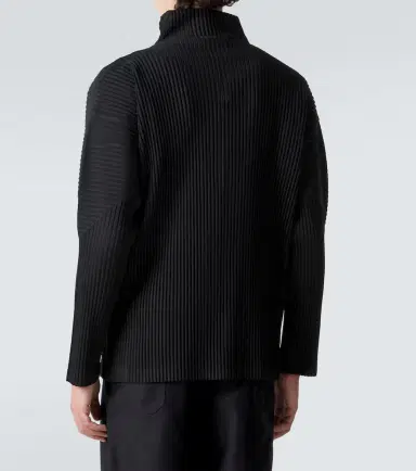 Homme Plissé Issey Miyake Homme Plissé Issey Miyake Basics pleated zip-up cardigan | Thumbnail 4
