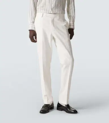 Thom Sweeney Twill chinos | Thumbnail 4