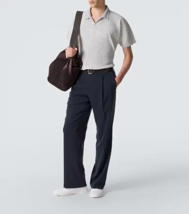 Homme Plissé Issey Miyake Homme Plissé Issey Miyake Basics pleated polo shirt | Thumbnail 3