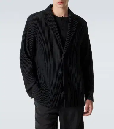 Homme Plissé Issey Miyake Homme Plissé Issey Miyake Basics pleated blazer | Thumbnail 2
