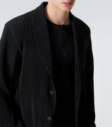 Homme Plissé Issey Miyake Homme Plissé Issey Miyake Basics pleated blazer | Thumbnail 4